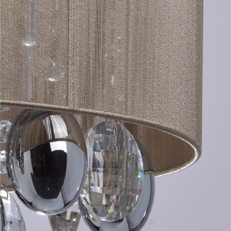 Ceiling Cell "Jacqueline", 5x40W E14, chrome 40x40x33 cm-8