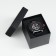 Men's watch, d-5.1 cm, with chronograph, 3 atm, luminous, black