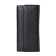 Purse, genuine leather, 190x95x25 cm, black