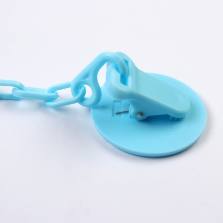 Latex-Latex-classical nipple with a “son’s ring”, on a chain with a clothespin, from 0 months.-5