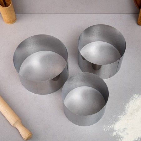 A set of baking forms and calculation "Circle", D-20, H-12 cm, 6 pcs-1