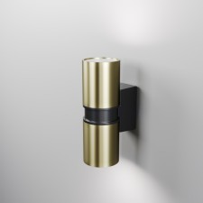 Bra Outdoor O582WL-02BS, 2x50W, 6.4x6.4x18 cm, GU10, brass color