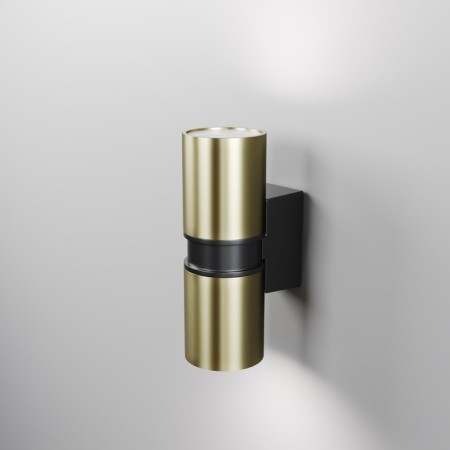 Bra Outdoor O582WL-02BS, 2x50W, 6.4x6.4x18 cm, GU10, brass color