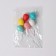 Set of toppers for the Cake "Balls", 6 pcs, color mix