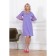 Female dress, size 50, purple color