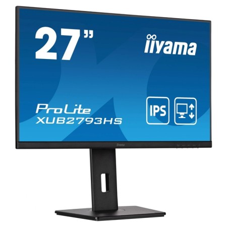 Monitor IIYAMA 27 "Prolite Xub2793HS-B6 Black IPS LED 16: 9 HDMI M/M Matte Has PIV 250CD 1079903-2