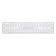 Frame under the license plate Pro, silicone with metal. Osnovaya, 1 pc., Fended, white Adfc035