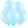 Latex ball 12 ", pastel, set 100 pcs., The color of light blue