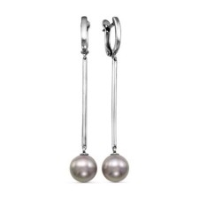 Earrings hanging sovereign with oxidation 