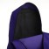 Youth backpack with lightning, external pocket, purple color