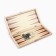 Labart backgammon, wooden board 29 x 29 cm, with a field for playing checkers