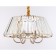 Crystal chandelier with Ambrella Light, Traditional, Tr5039, E14, Gold Color