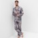 Pajama men's (shirt and trousers) kaftan "Dragon" size 54, gray