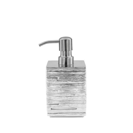 Brick Silver liquid soap dispenser, silver