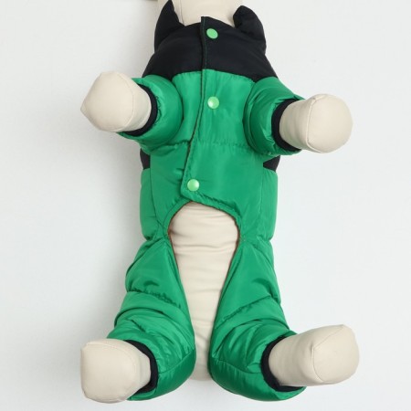 Overalls "Umka", size 12 (DS 28 cm, OG 38 cm, Osh 27 cm), black-green-4