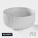 Porcelain bowl Magistro line, 850 ml, d = 15 cm, white color