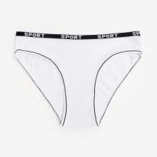 Women's cowards, white color, size 42-44