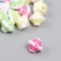 Beads for creativity plastic "Rombs with faces" multi -colored set of 20 g 1.3x1.2x1.1 cm