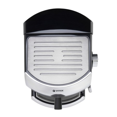 Vitek VT-1507 coffee maker, oknova, 1050 watts, 1.5 l, cappuccinator, silver-black-1