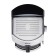 Vitek VT-1507 coffee maker, oknova, 1050 watts, 1.5 l, cappuccinator, silver-black