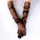 Carnival accessory-porery transparent, black color