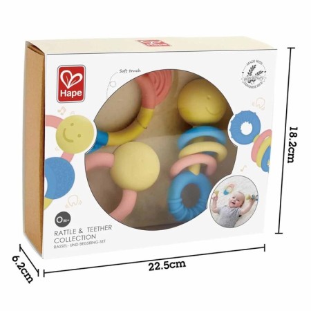 A set of rattles for newborns "Smile", 3 subjects-2