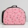 A folding bag-sheer with a separate entrance, EVA material, 43.5 x 28 x 33 cm, pink
