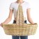 Product basket, 62 × 41 × 18/50 cm, manual weaving, willow