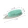 Rubber brush for clothes, textiles, upholstery