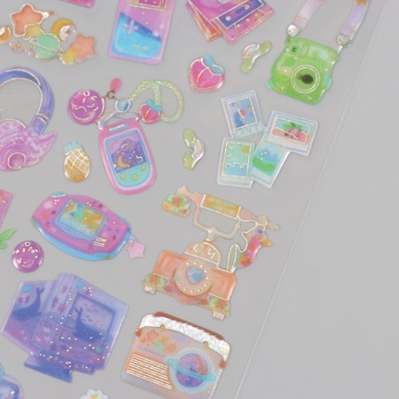 Stickers for creativity plastic "Technical little things" 9.3x20.4 cm-3