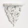 Nast-layer decor, 20.5 x 19 cm, white