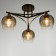 Svetogor chandelier "Level" 3x60W E27 black