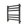 Electric towel Grois Bruno, 400x600 mm, 6 crossbars, lower, black