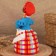 Dymkovo toy "lady" bread-salt ", 15 cm, mix