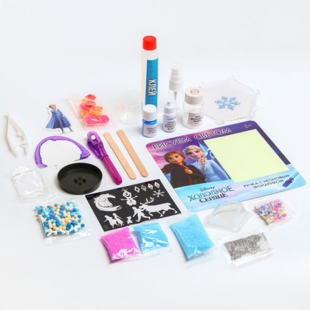 Set for experiments “Big set of experiments, 7 magic experiments”, 7 in 1, cold heart-1