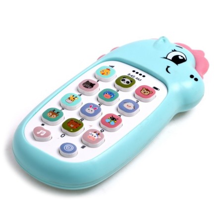 Musical toy "Favorite Unicorn", sound, blue color-1