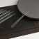 Plastic disposable knife "premium", 18 cm, transparent color, set of 6 pcs/pc.
