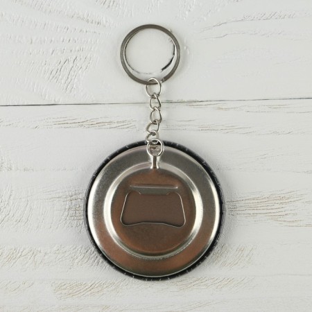Browler opener for keys "Real Man", Diam. 5.8 cm-2