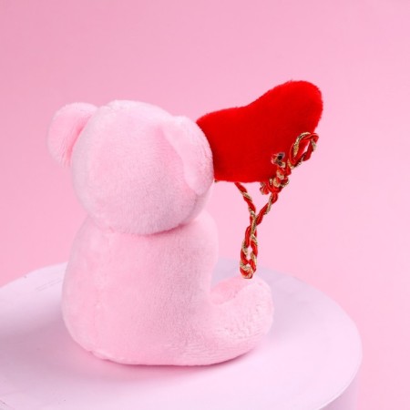 Set "Dream", soft toy in a mug, bear, color mix-5