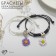 Bracelets "Demetrons" chamomile with locks, colored, 7 cm
