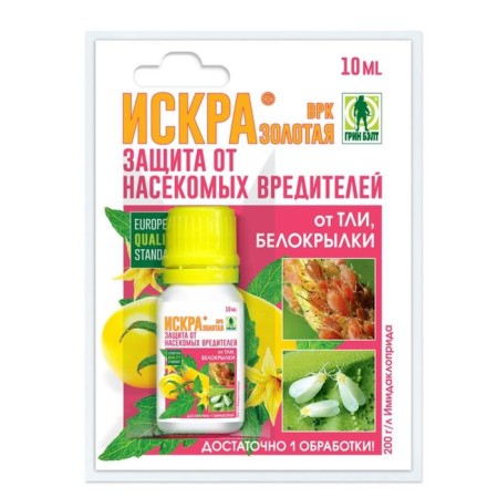 Green Balt biological product, “Golden Iskra”, blister, from insect pests, 10 ml