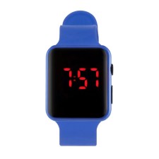 Electronic watch watches with silicone strap