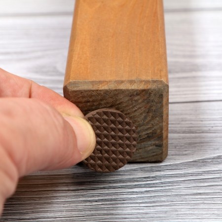 Laying furniture round tundra, d = 25 mm, 18 pcs., Polymer, brown-10