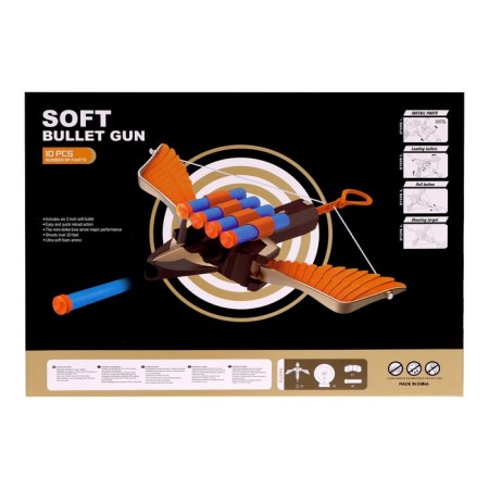The Arbalet "Golden Eagle", shoots with soft bullets, with targets, the color of mix-9