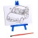 Coloring on the stand "School bus" + brush