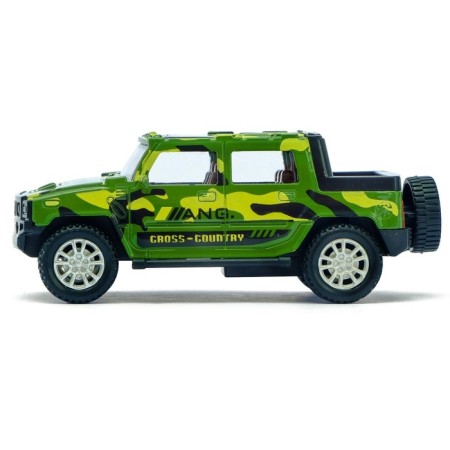 Metal “Army” machine, scale 1:43, inertia, mix-1