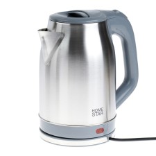 Electric kettle Homestar HS-1005, metal, 2.3 l, 1800 watts, silver
