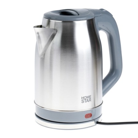 Electric kettle Homestar HS-1005, metal, 2.3 l, 1800 watts, silver