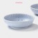 The plates of the deep shares "Coral", d = 18.2 cm, set 2 pcs, porcelain, blue
