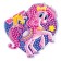 Diamond mosaic sticker for children "Pony", 10 x 10 cm. Set for creativity